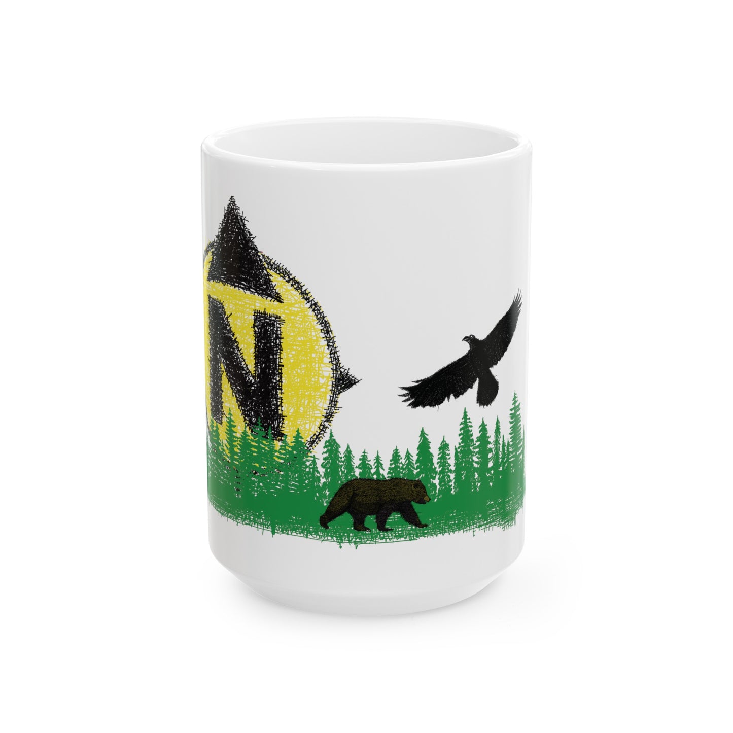 Rising Sun - Ceramic Mug, (11oz, 15oz)