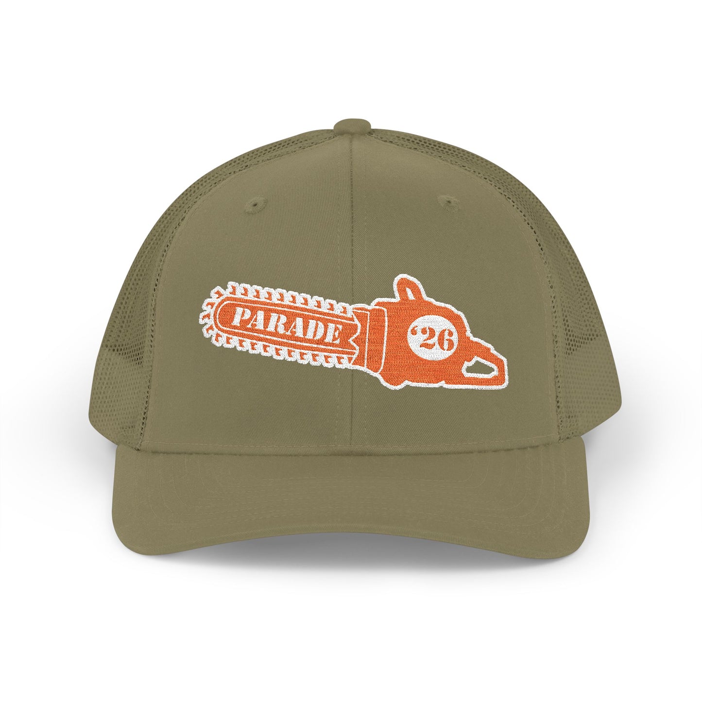 Chainsaw Icon | Creamsicle -  Embroidered Richardson Trucker Snapback