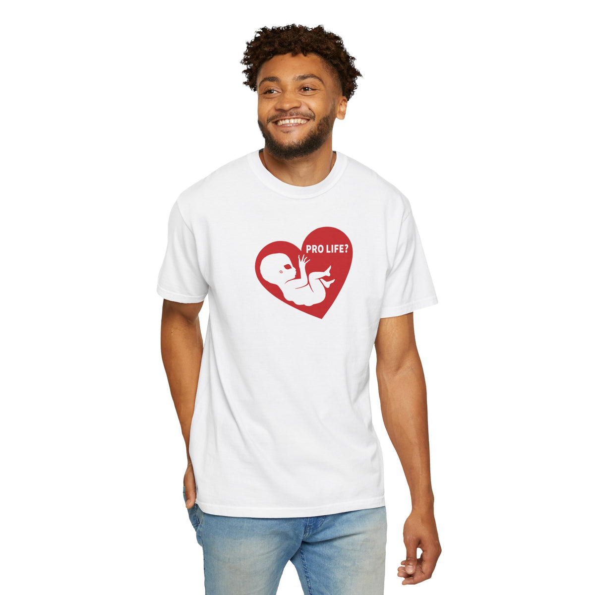 Pro Life? | Extra Terrestrial - Unisex Garment-Dyed T-shirt