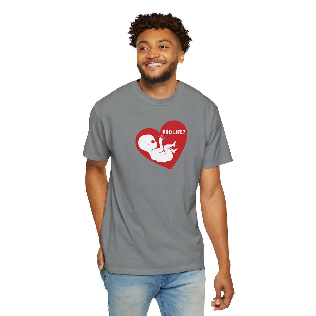 Pro Life? | Extra Terrestrial - Unisex Garment-Dyed T-shirt