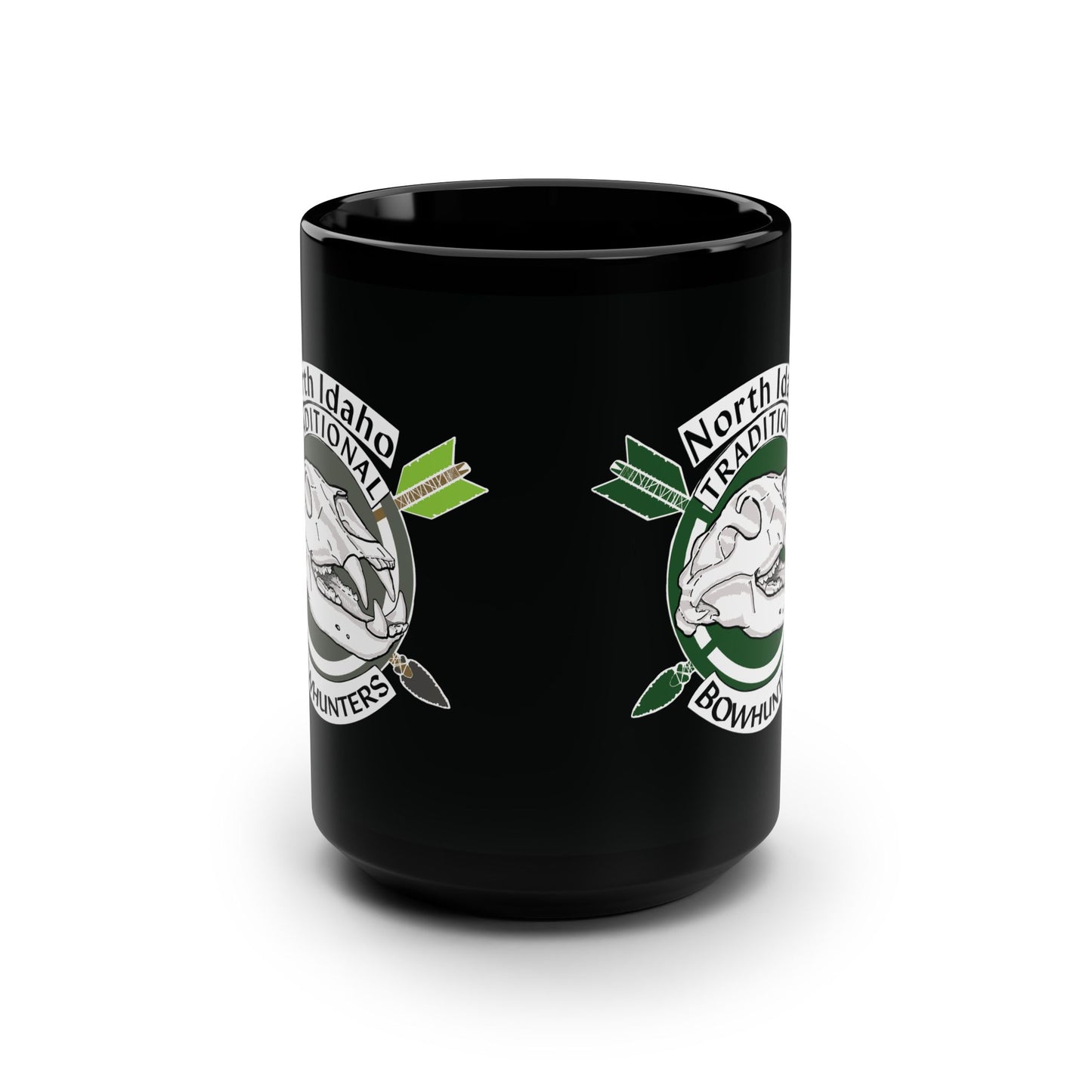 North Idaho Traditional Bowhunters - 15oz Black Mug