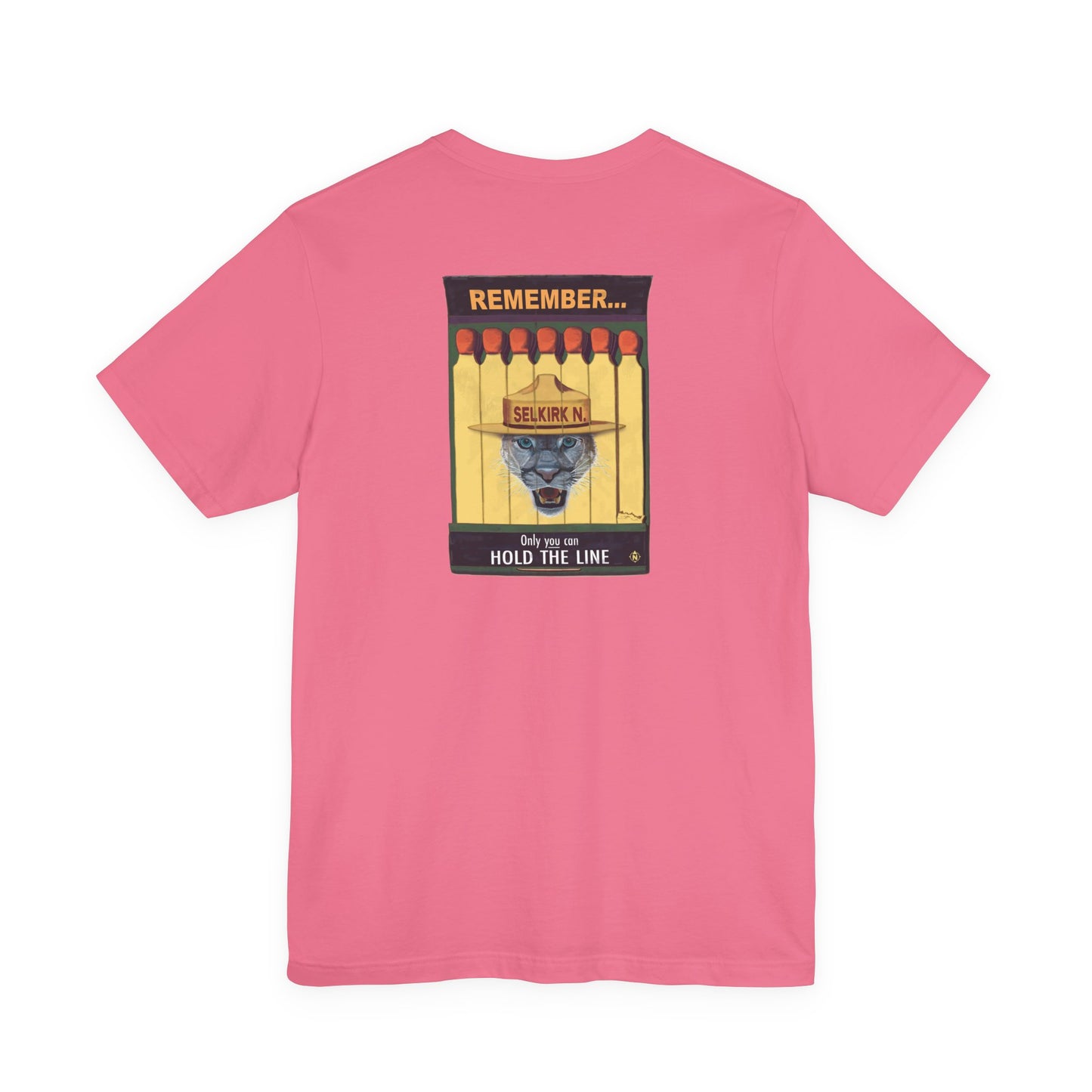 Selkirk Tommy Vintage Matchbook | Hold The Line - Motivational,  Unisex SS T-Shirt
