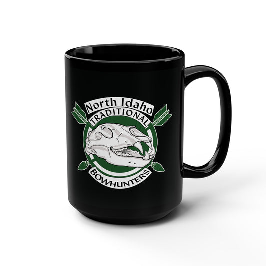 North Idaho Traditional Bowhunters - 15oz Black Mug