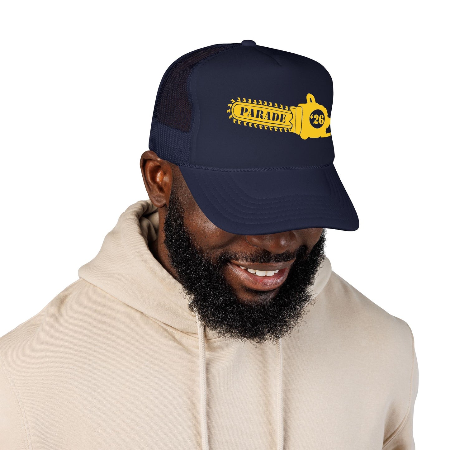 Chainsaw Icon - Retro Mesh Trucker Hat