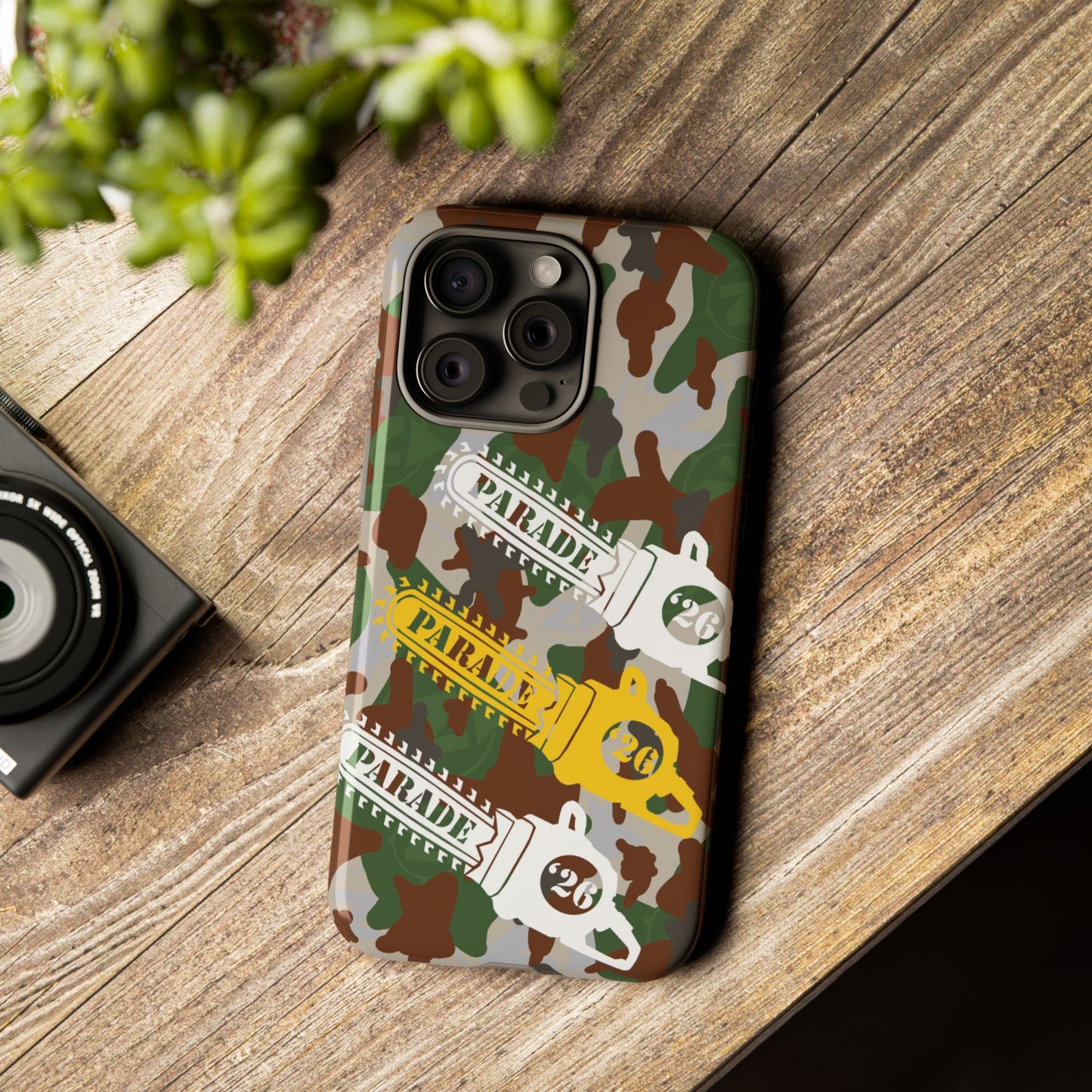 Chainsaw Icon | Camo - Protective Phone Case