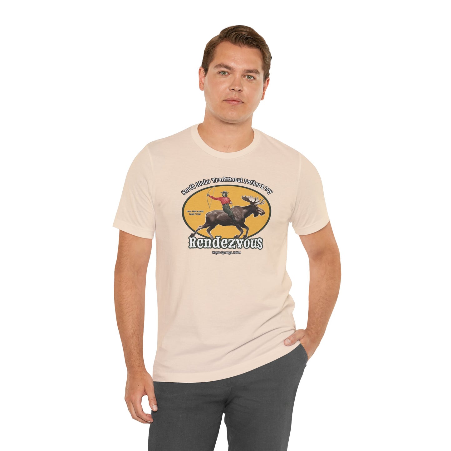 NITB Rendezvous | Moose Rider Beer Label - Unisex Jersey Short Sleeve Tee