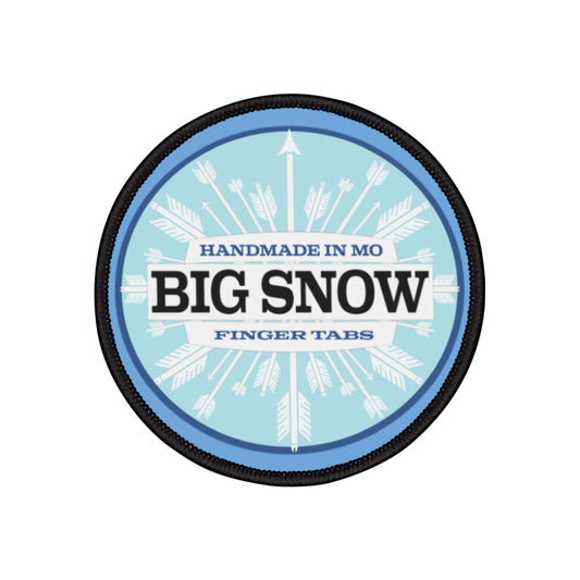 Big Snow Finger Tabs - Iron-On Patch