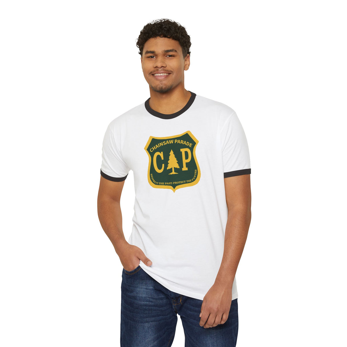 Legacy Shield - Retro Unisex Cotton Ringer T-Shirt
