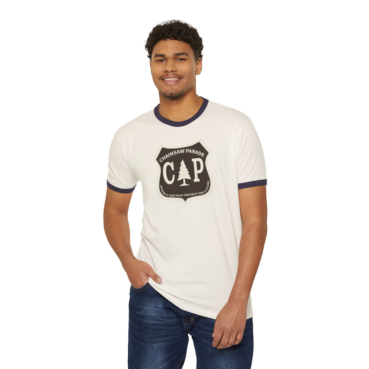 Legacy Shield - Retro Unisex Cotton Ringer T-Shirt