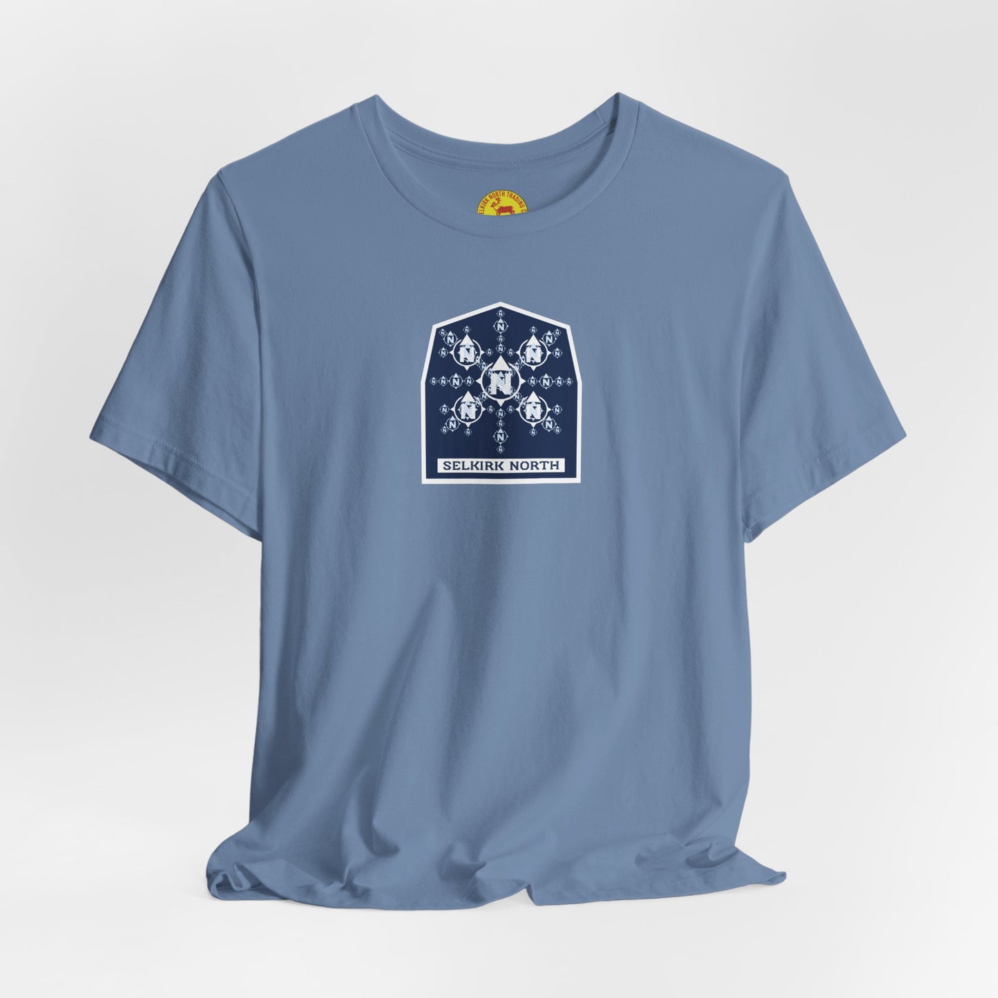 Snowflake Icon Badge — SS Unisex Tee
