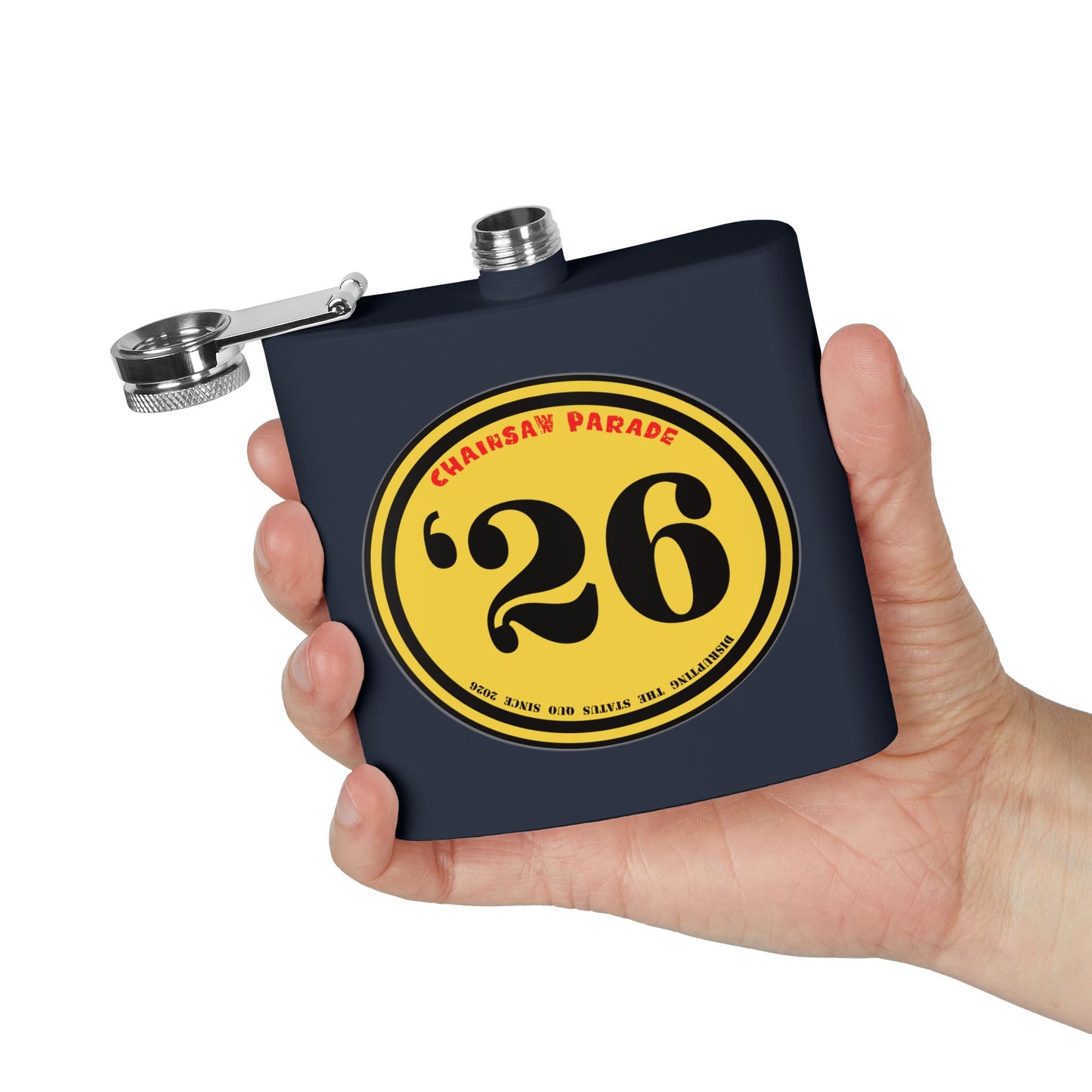 Since '26 Racing Patch -  6oz Stainless Steel Flask