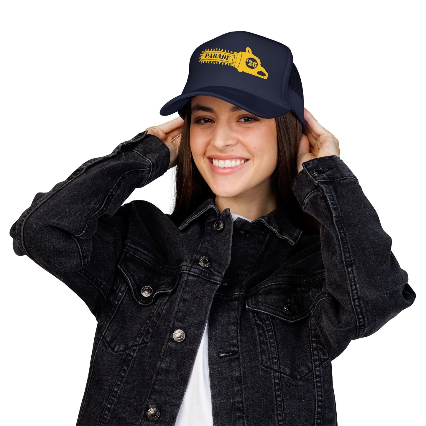 Chainsaw Icon - Retro Mesh Trucker Hat
