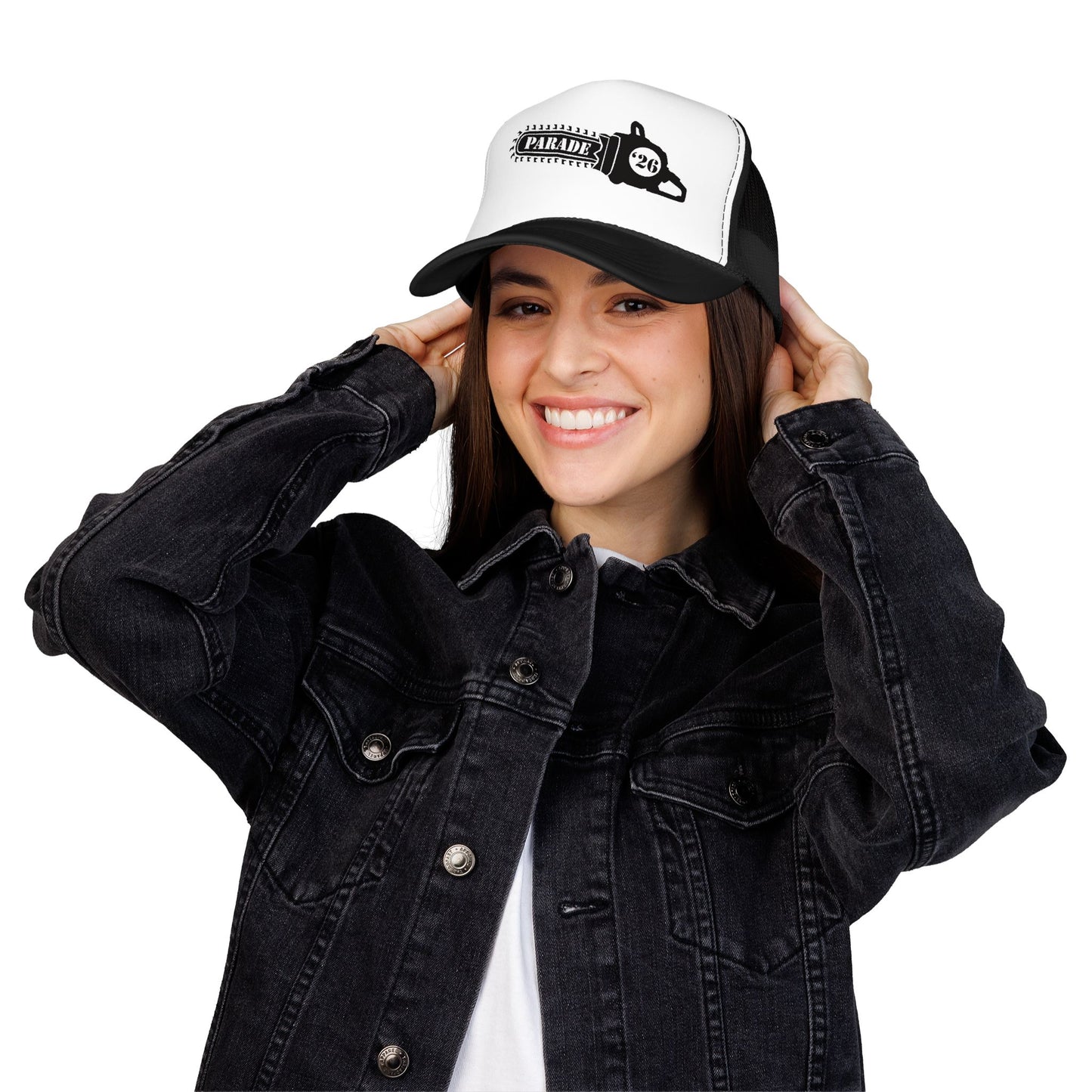 Chainsaw Icon - Retro Mesh Trucker Hat