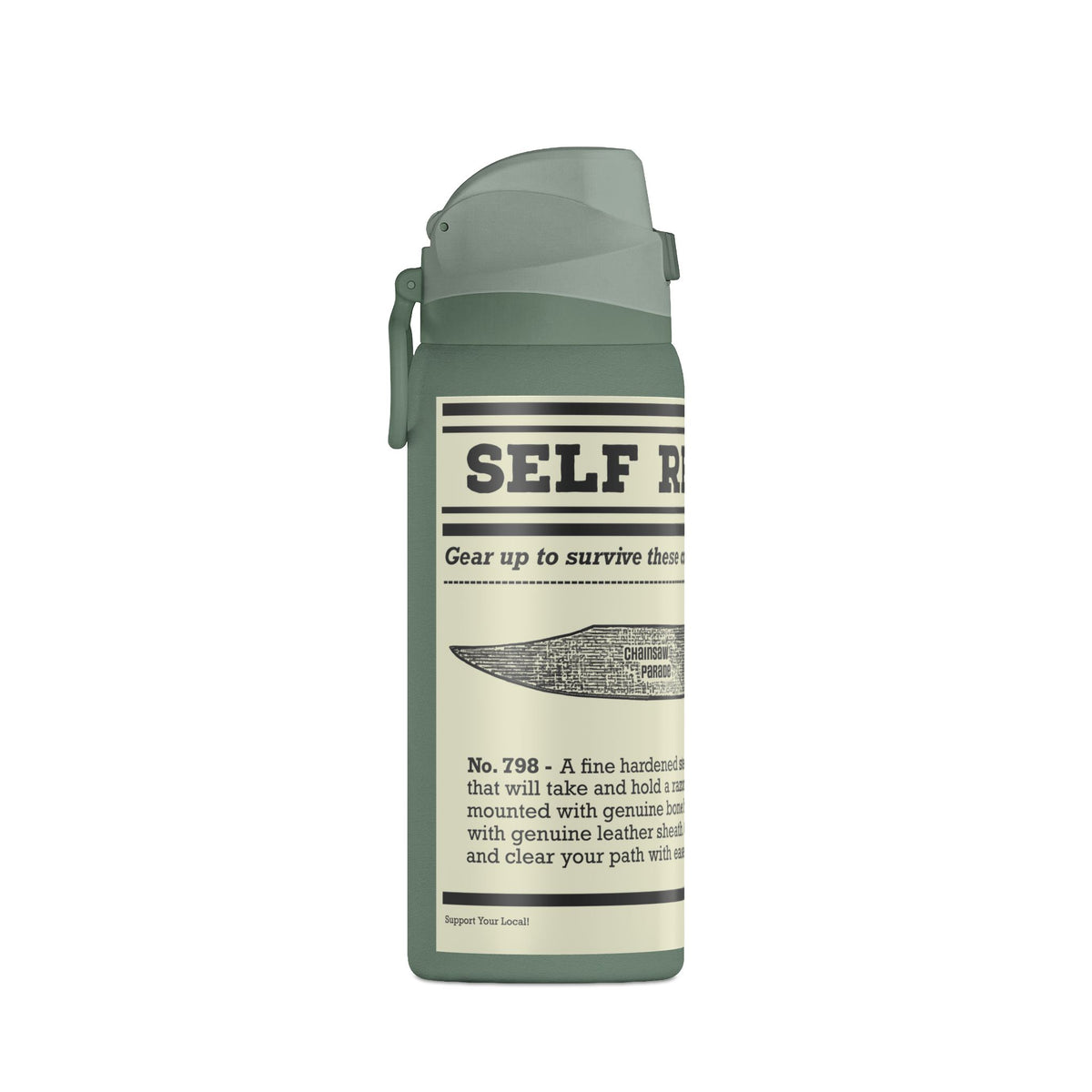 Self Reliance | Vintage Big Knife Mail Order - Oasis Insulated Water Bottle 32oz