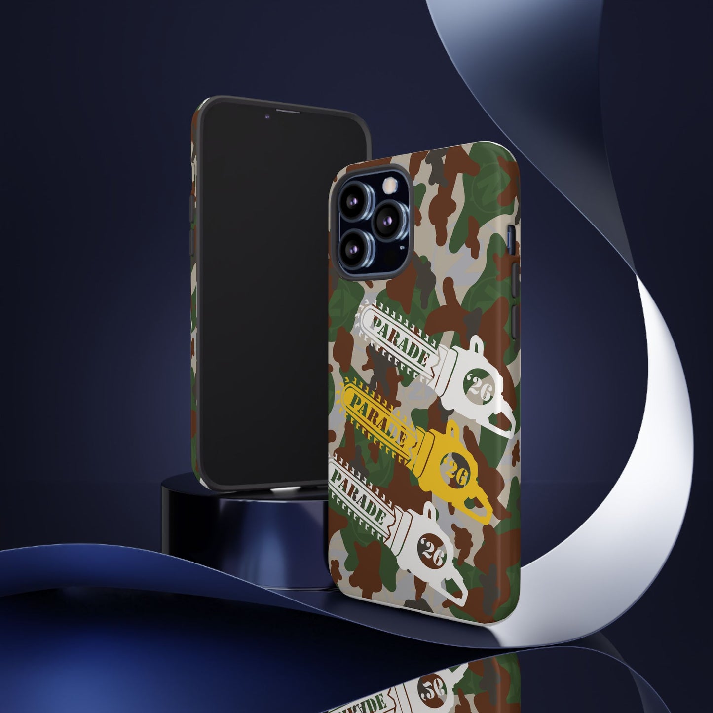 Chainsaw Icon | Camo - Protective Phone Case