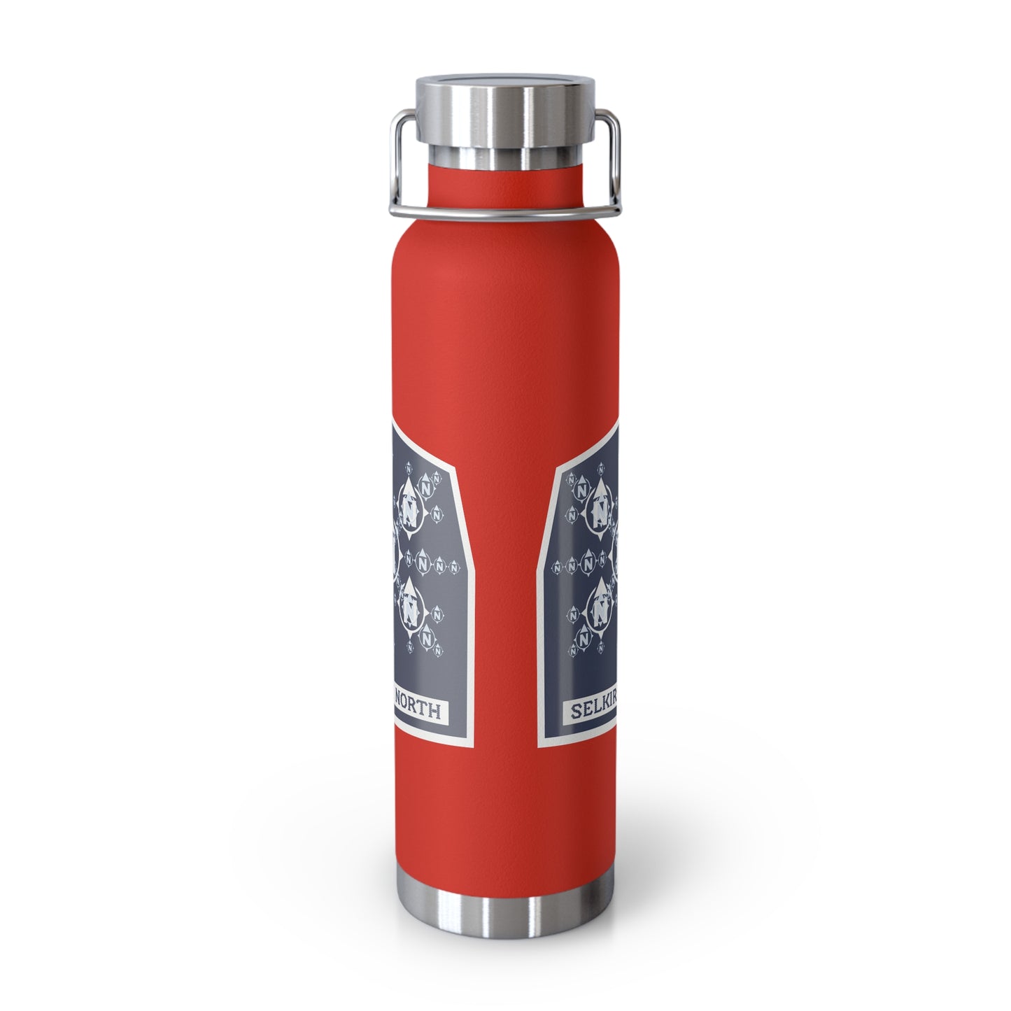 Snowflake Icon Badge - Insulated 22oz Copper Water Bottle