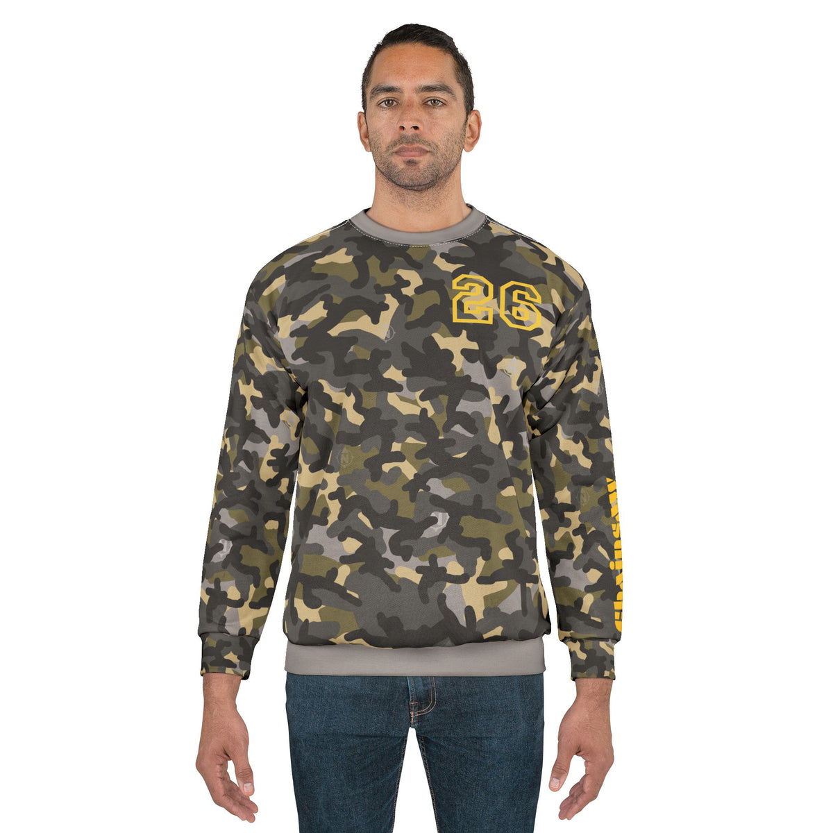 Dark Days | Myrkr Camo - Unisex Pullover Sweatshirt (AOP)