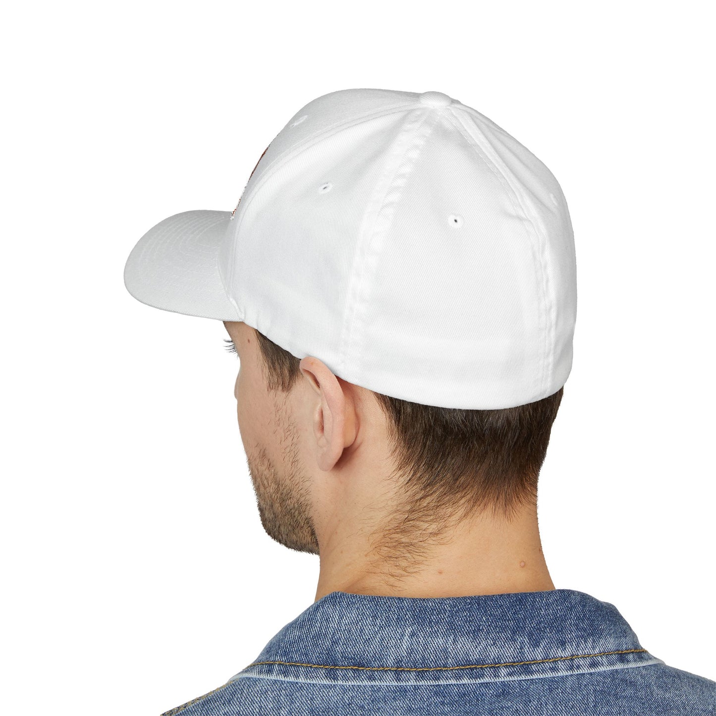 Chainsaw Icon Embroidered - Flexfit Creamsicle Logo Cap