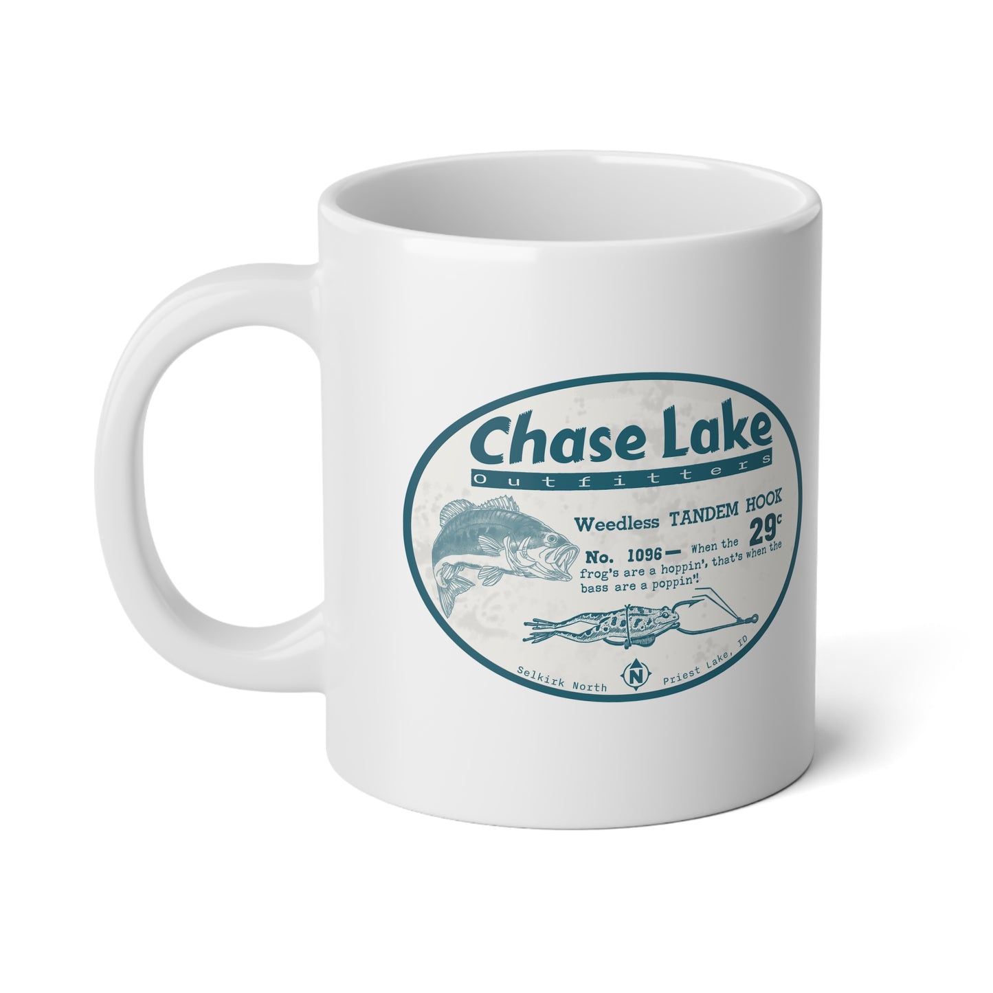 Chase Lake Outfitters | Vintage Inspired Bass Fishing - Jumbo 20oz Mug