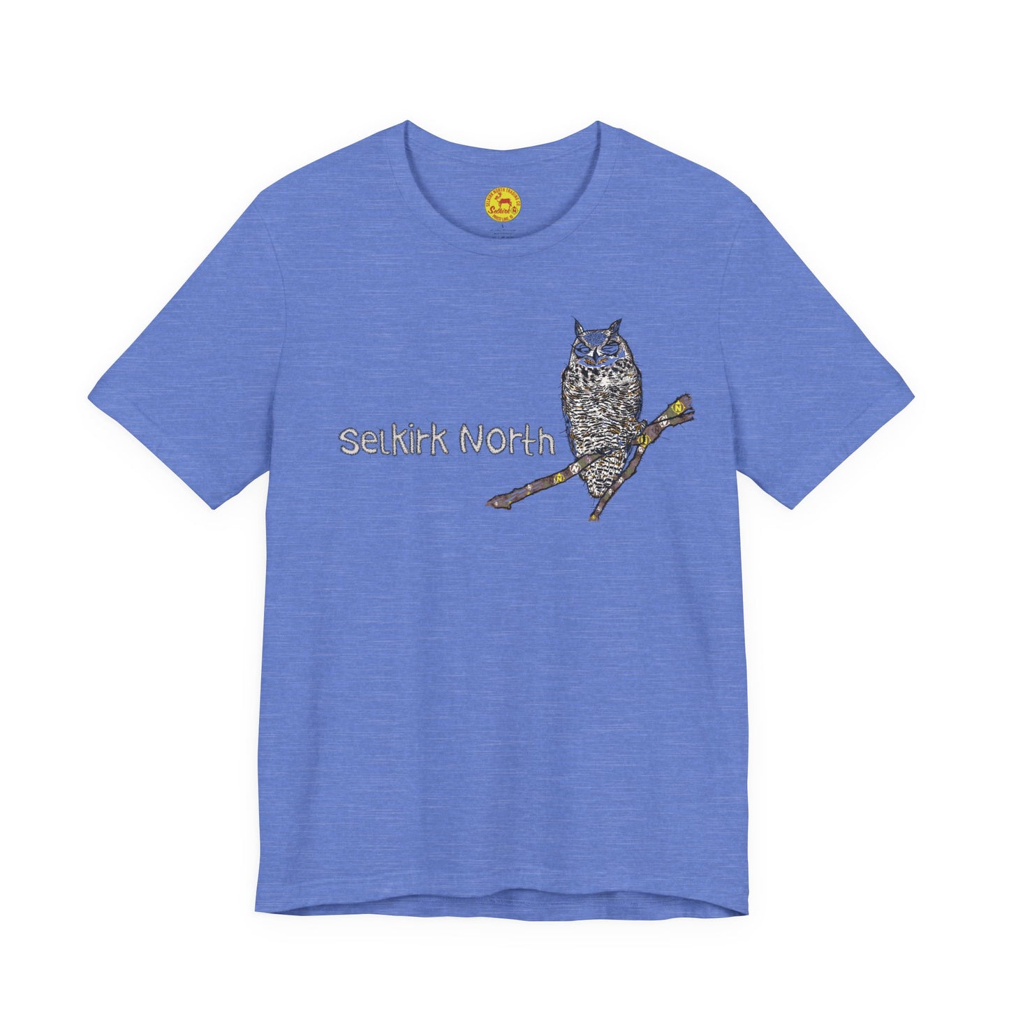 Stitchy Owl - Great Horned Owl |Short Sleeve Unisex Tee