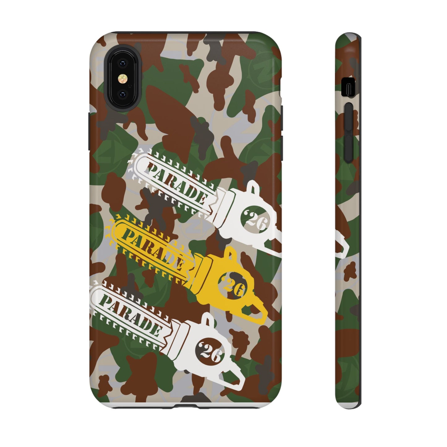 Chainsaw Icon | Camo - Protective Phone Case