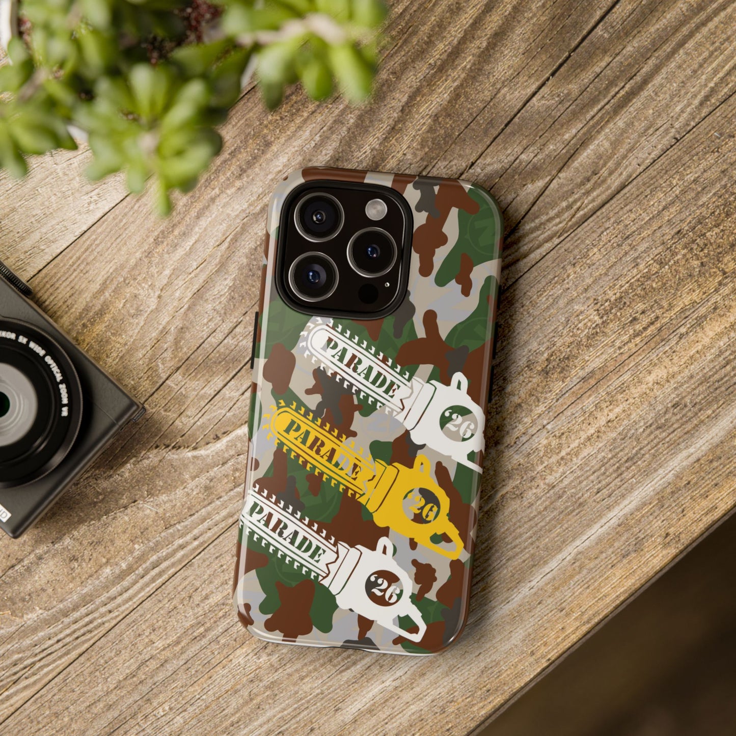 Chainsaw Icon | Camo - Protective Phone Case