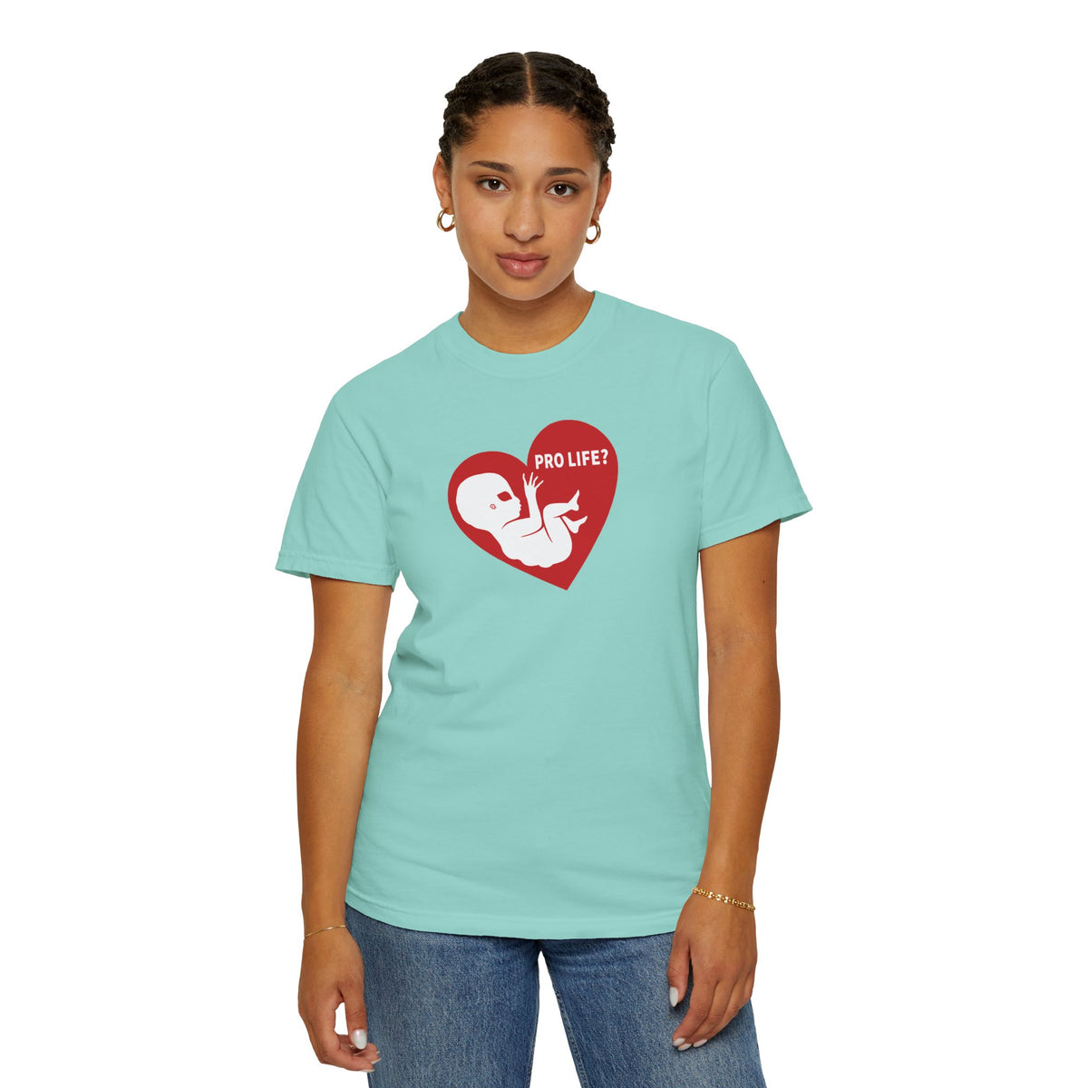 Pro Life? | Extra Terrestrial - Unisex Garment-Dyed T-shirt