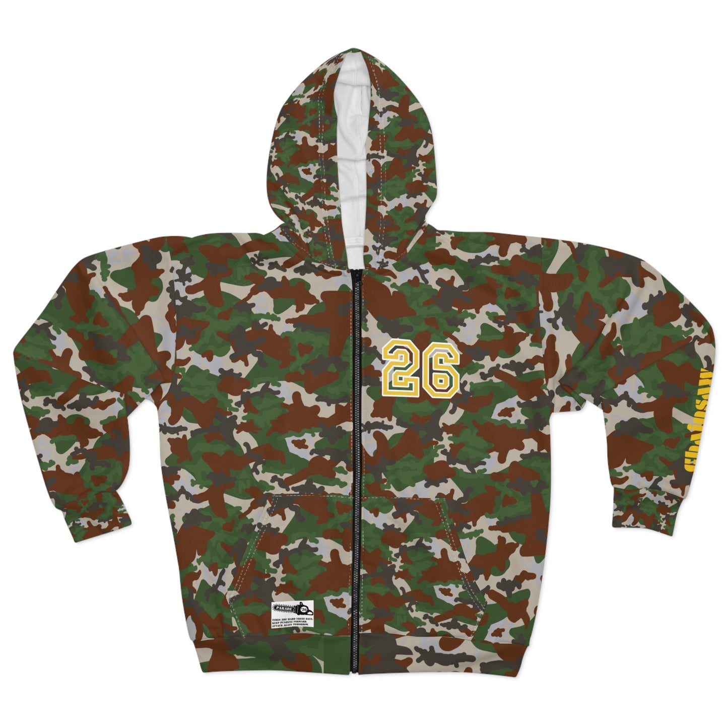 Covert Ops | Stealthy Camo - Unisex Zip Hoodie (AOP)