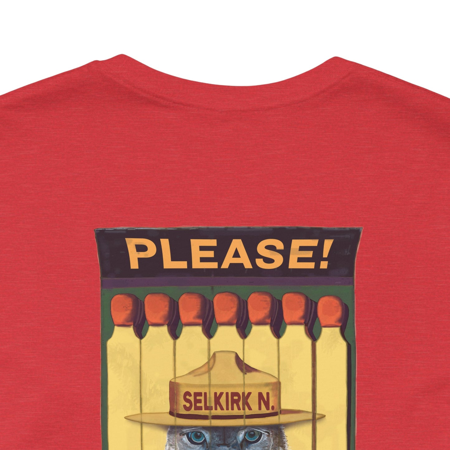 Selkirk Tommy | Vintage PSA Matchbook | Prevent Forest Fires  | Unisex SS T-Shirt