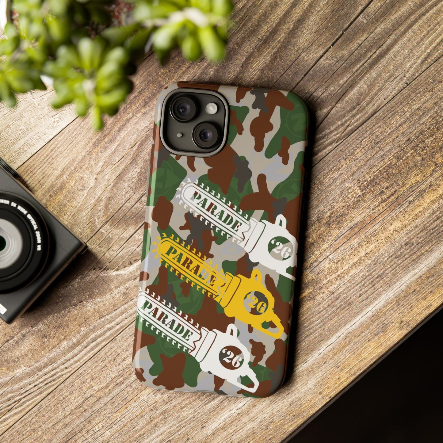 Chainsaw Icon | Camo - Protective Phone Case