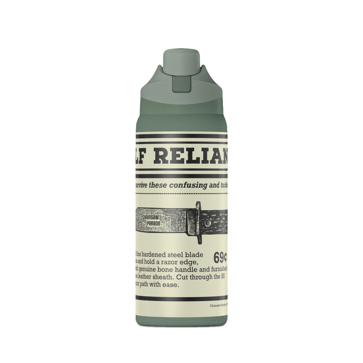 Self Reliance | Vintage Big Knife Mail Order - Oasis Insulated Water Bottle 32oz