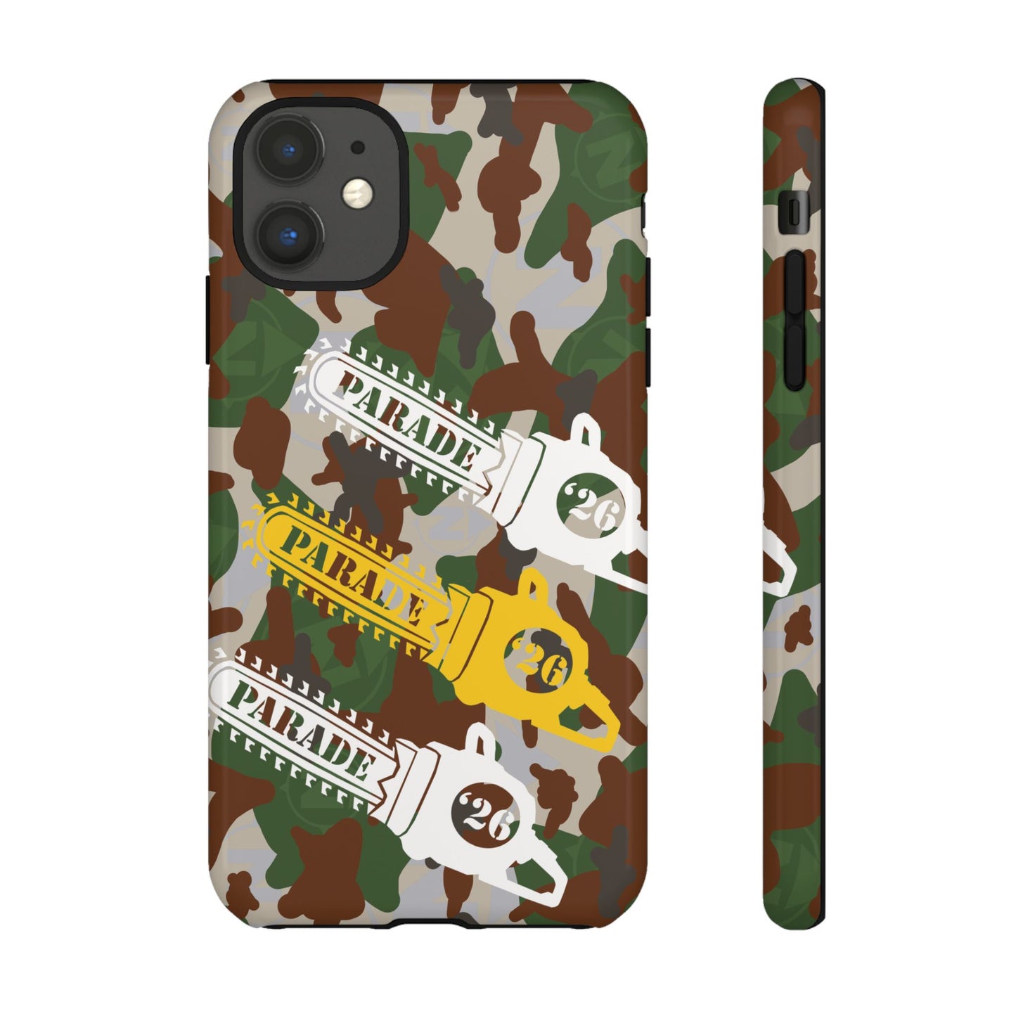 Chainsaw Icon | Camo - Protective Phone Case