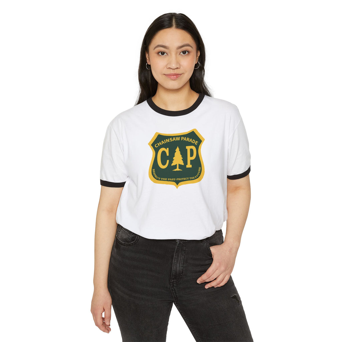Legacy Shield - Retro Unisex Cotton Ringer T-Shirt