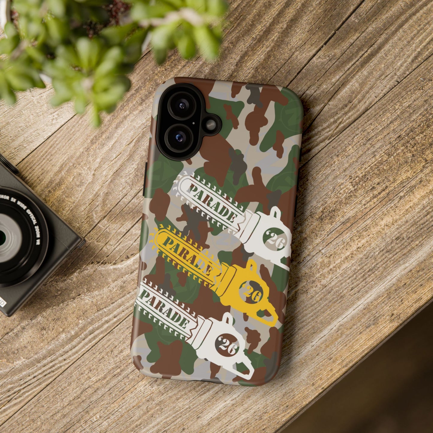 Chainsaw Icon | Camo - Protective Phone Case