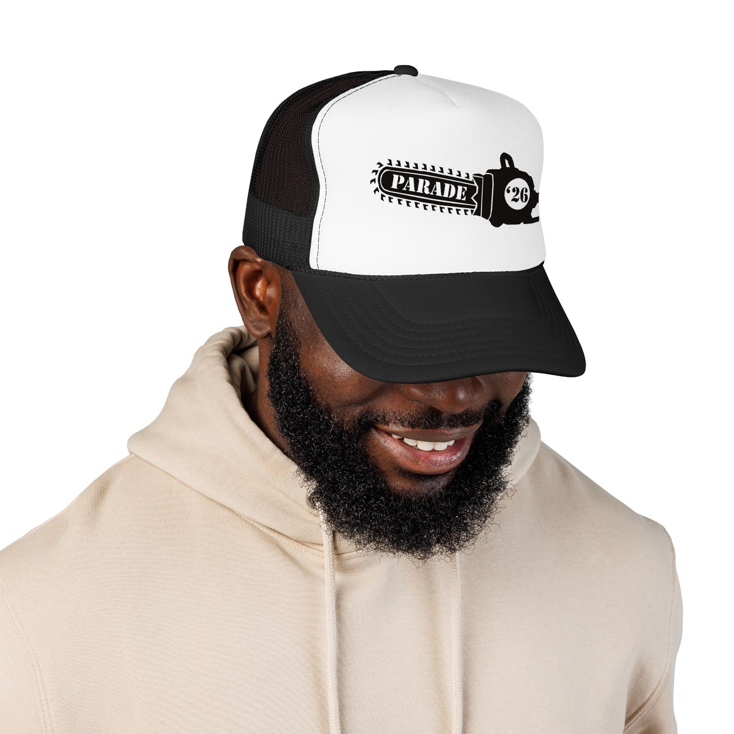 Chainsaw Icon - Retro Mesh Trucker Hat