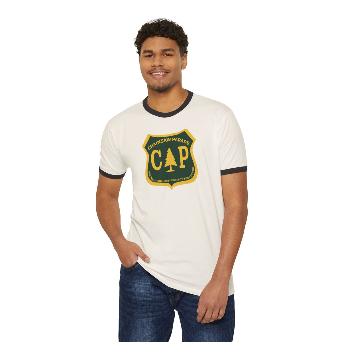 Legacy Shield - Retro Unisex Cotton Ringer T-Shirt