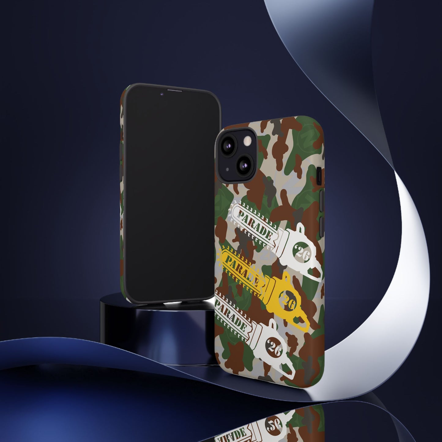 Chainsaw Icon | Camo - Protective Phone Case