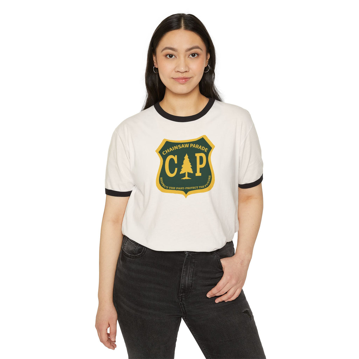 Legacy Shield - Retro Unisex Cotton Ringer T-Shirt