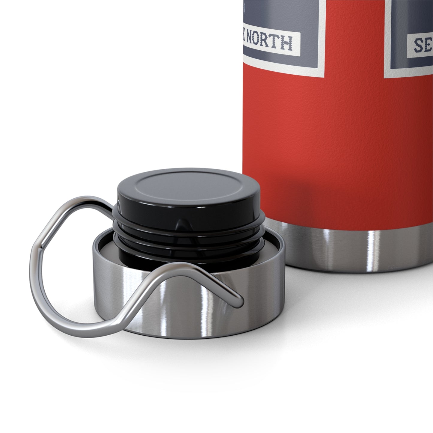 Snowflake Icon Badge - Insulated 22oz Copper Water Bottle