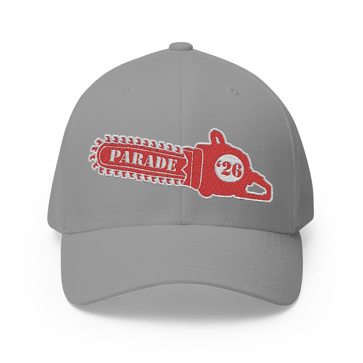 Chainsaw Icon | Strawberry Cream - Flexfit Cap (Embroidery)