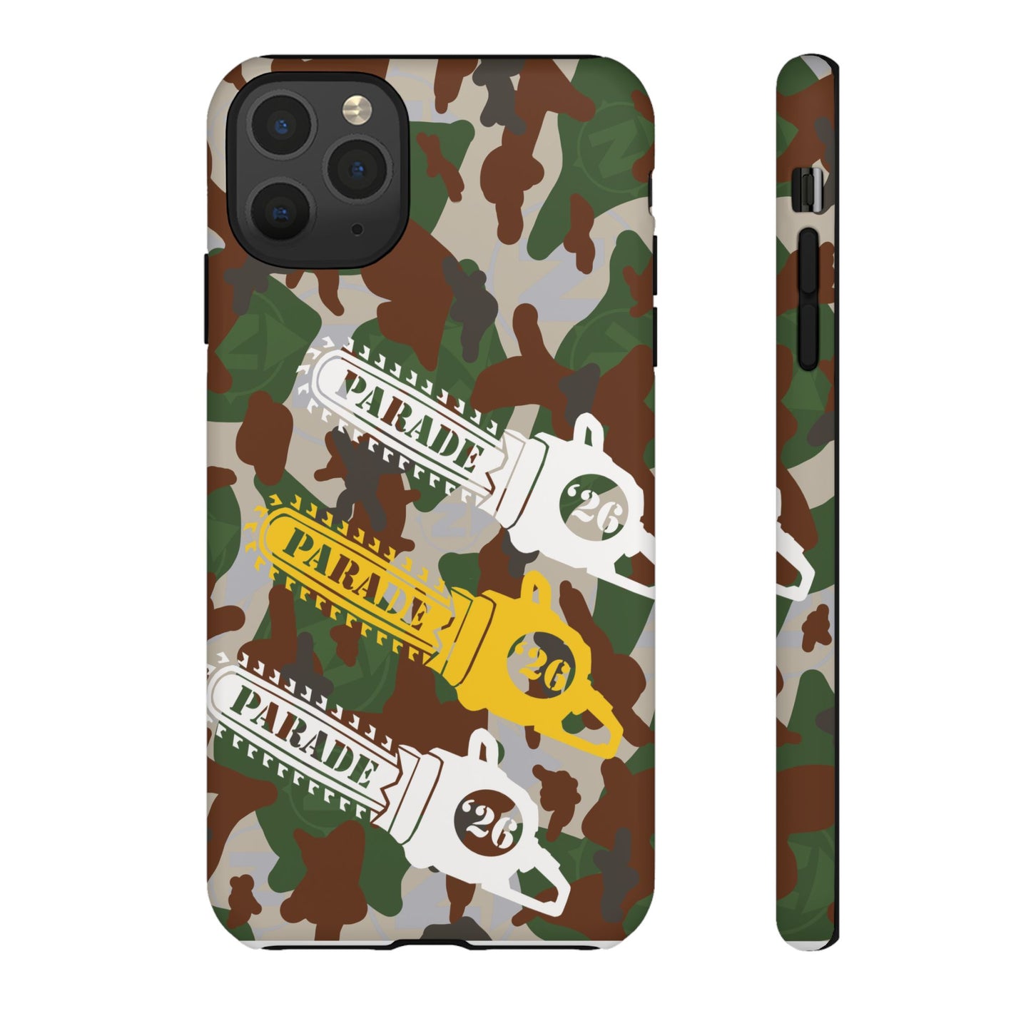 Chainsaw Icon | Camo - Protective Phone Case