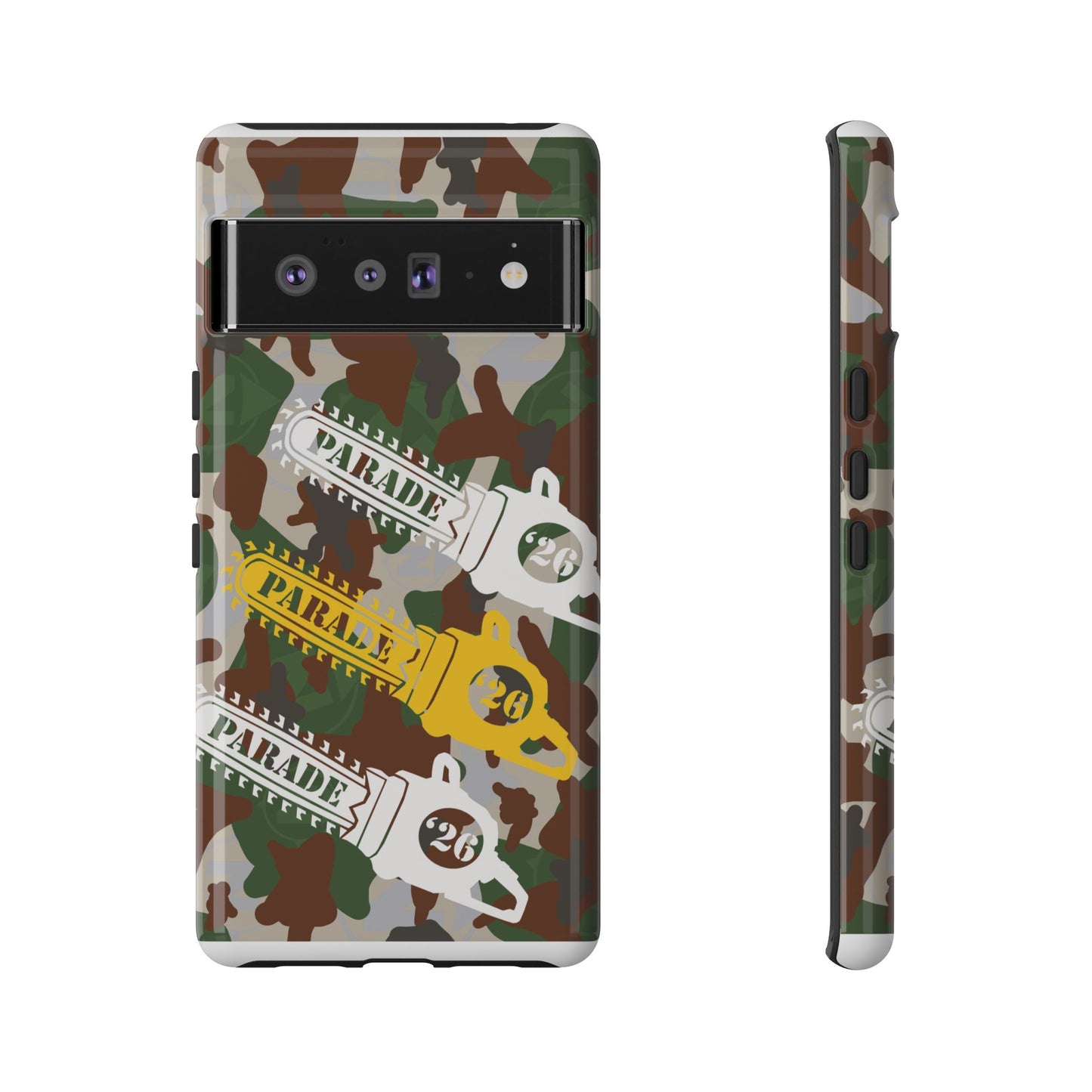 Chainsaw Icon | Camo - Protective Phone Case