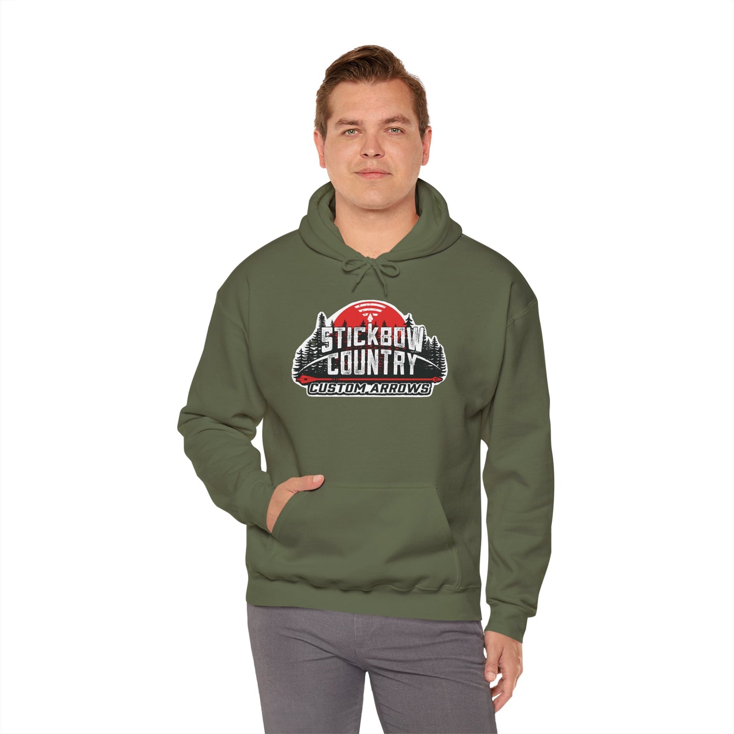 Stickbow Country Custom Arrows Hoodie - Unisex Heavy Blend™ Hoodie