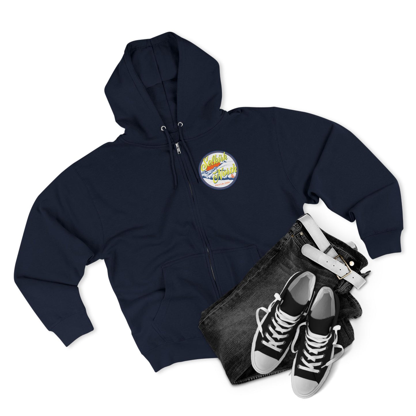 Selkirk Crest Trekker - Unisex Zip Hoodie