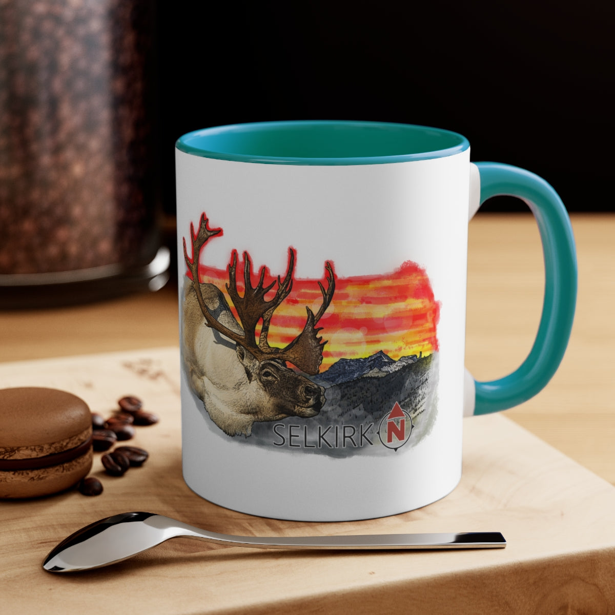 Selkirk Native - Woodland Caribou 11oz Accent Mug