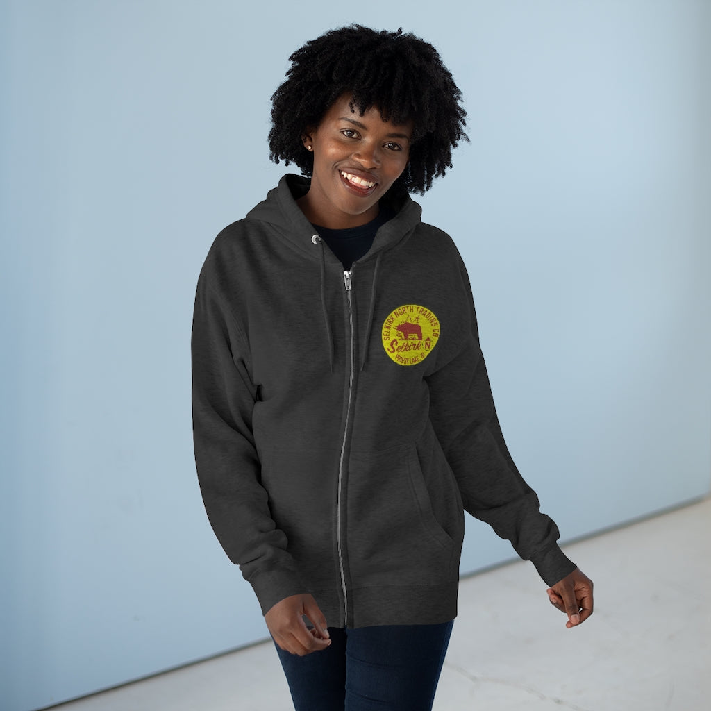 Vintage Trading Co. Patch - Unisex Full Zip Hoodie