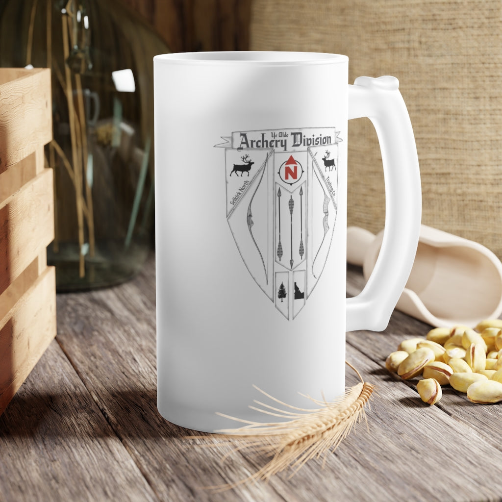 Selkirk North Archery Division - Frosted Glass Beer Mug