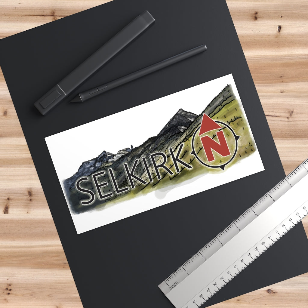 Selkirk Crest Watercolor - Bumper Stickers