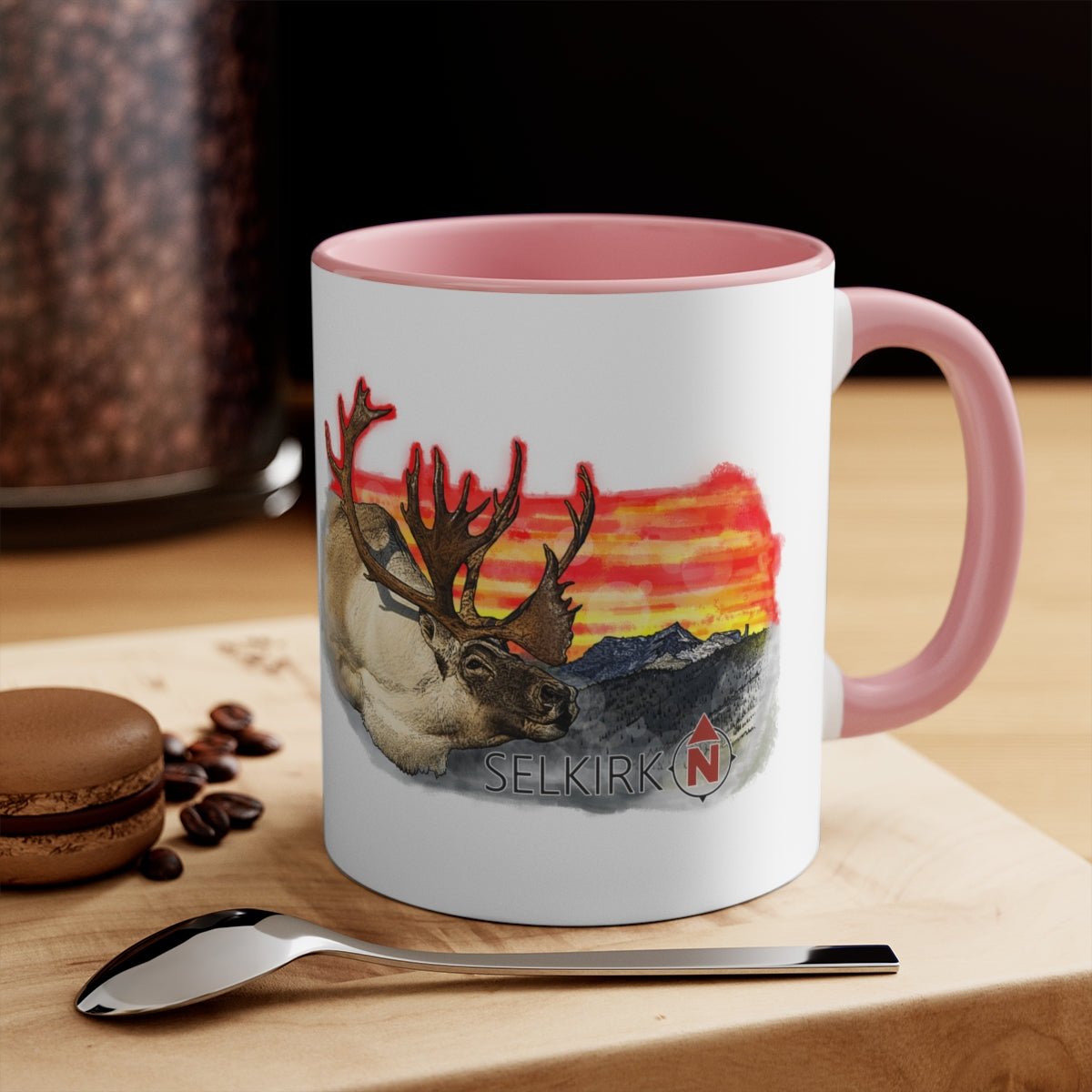 Selkirk Native - Woodland Caribou 11oz Accent Mug