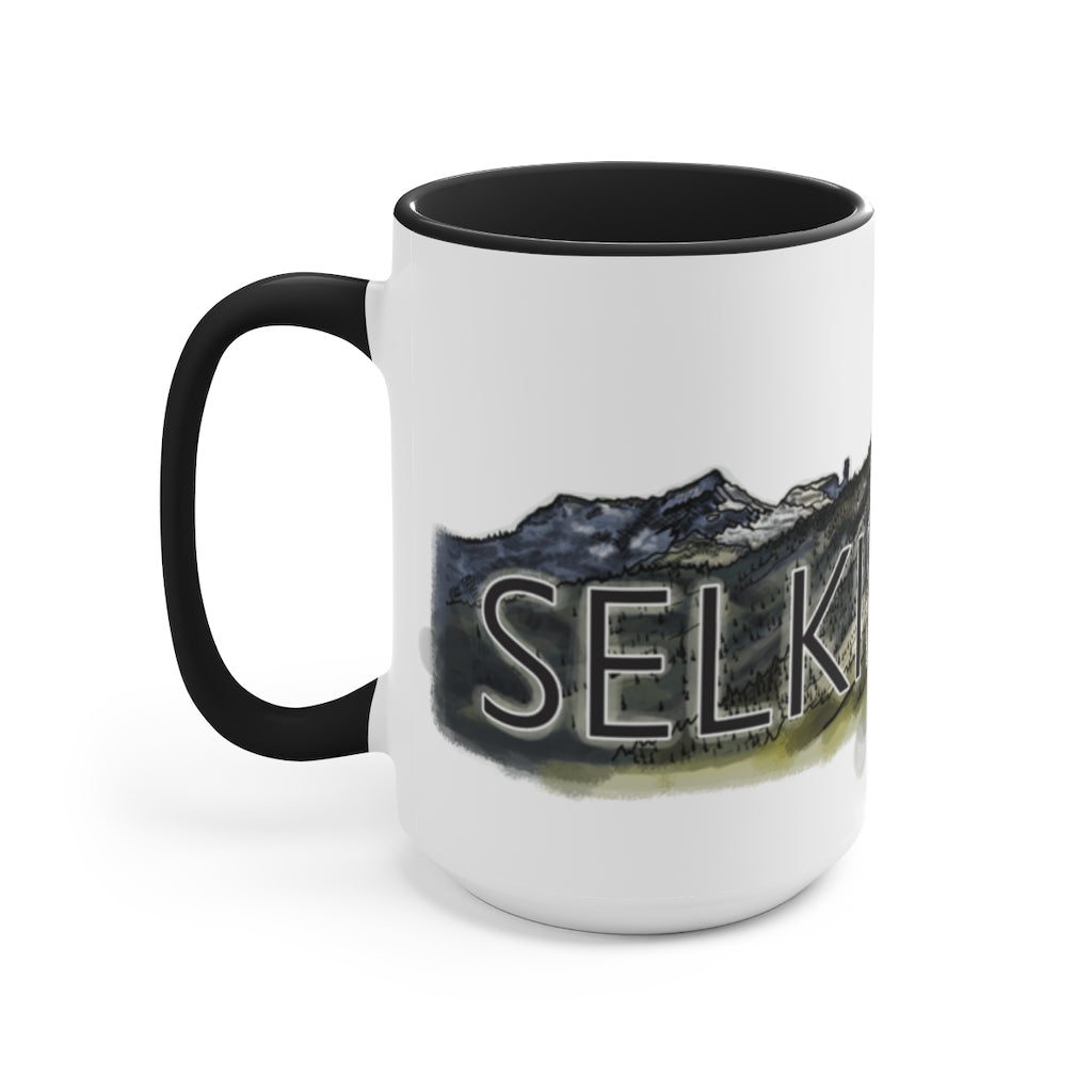 Selkirk Crest Watercolor - 15 Oz. Accent Mug